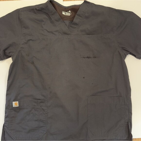 Carhartt Men's Ripstop 4-Pocket V-Neck Scrub Tops Size XL Lot Of 3 C15208 READ - Picture 6 of 10